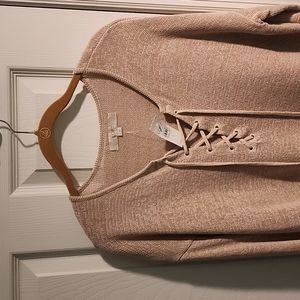 NEW Loft Oatmeal Sweater size L